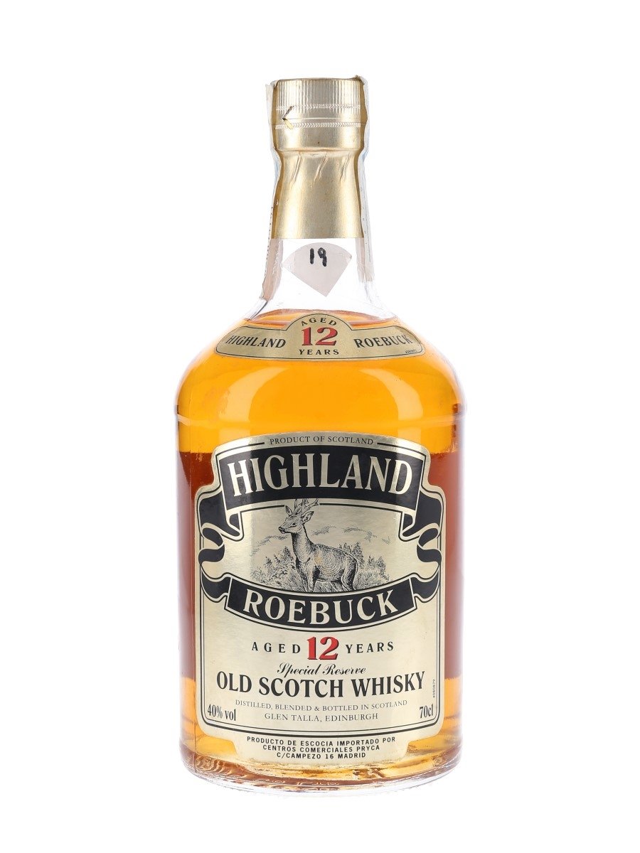Roebuck 12 Year Old  70cl / 40%