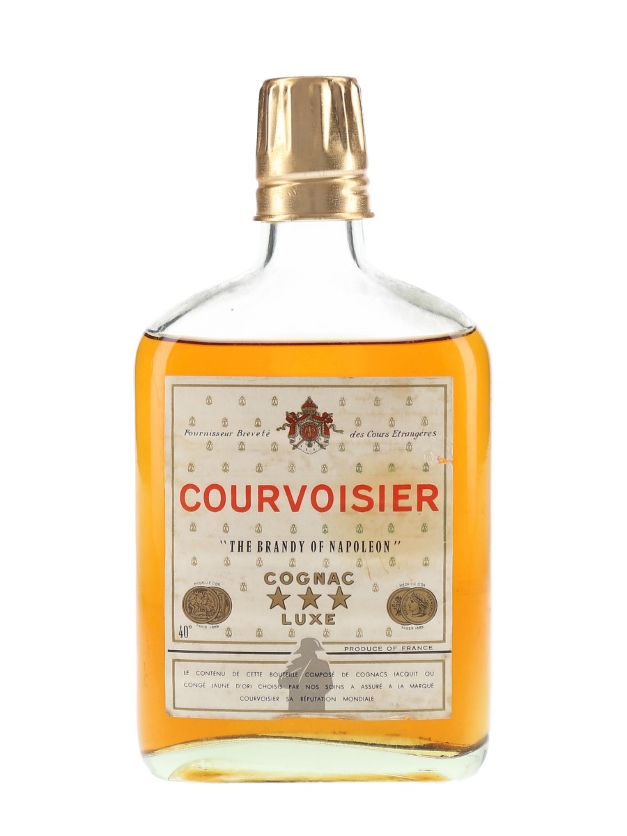 Courvoisier 3 Star Luxe Bottled 1960s 35cl / 40%