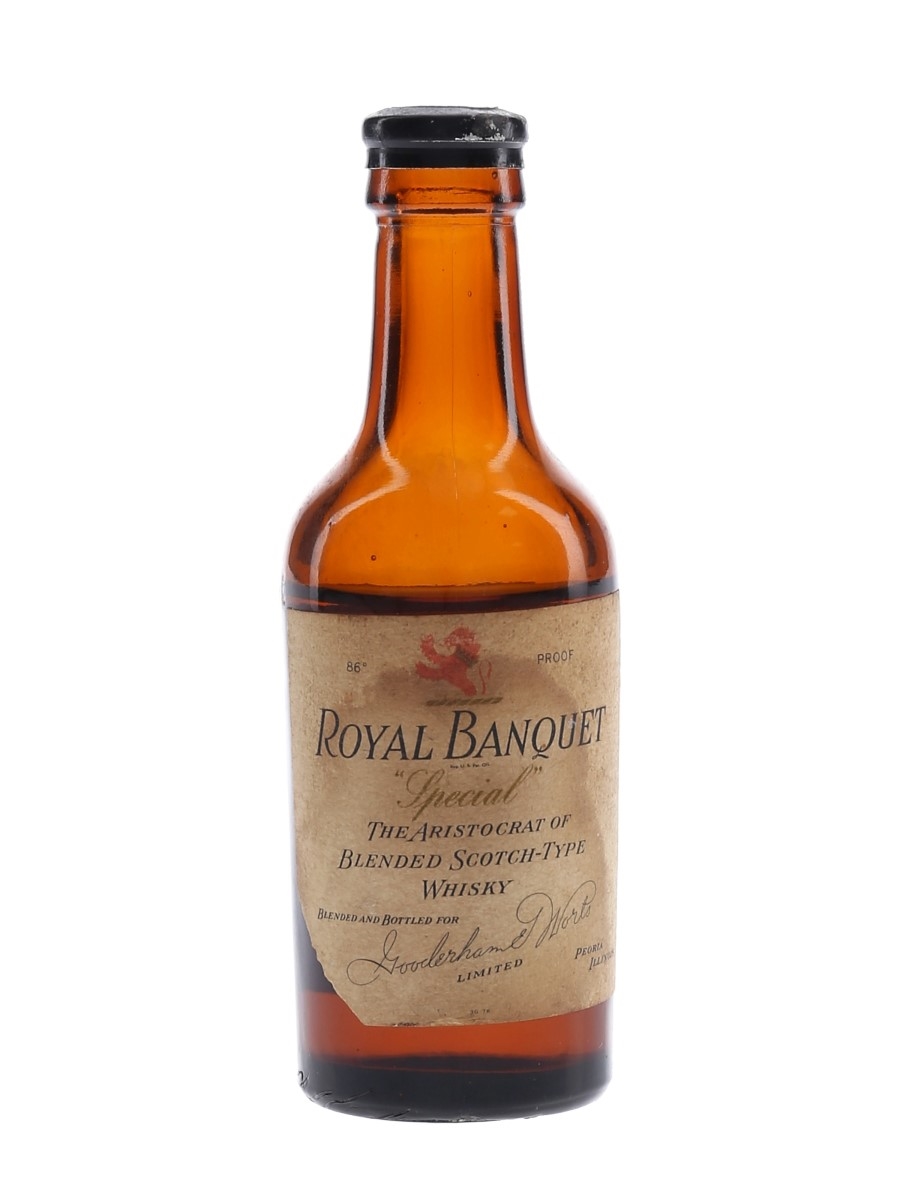 Royal Banquet Special Bottled 1950s - Gooderham & Worts Limited 4.7cl / 43%