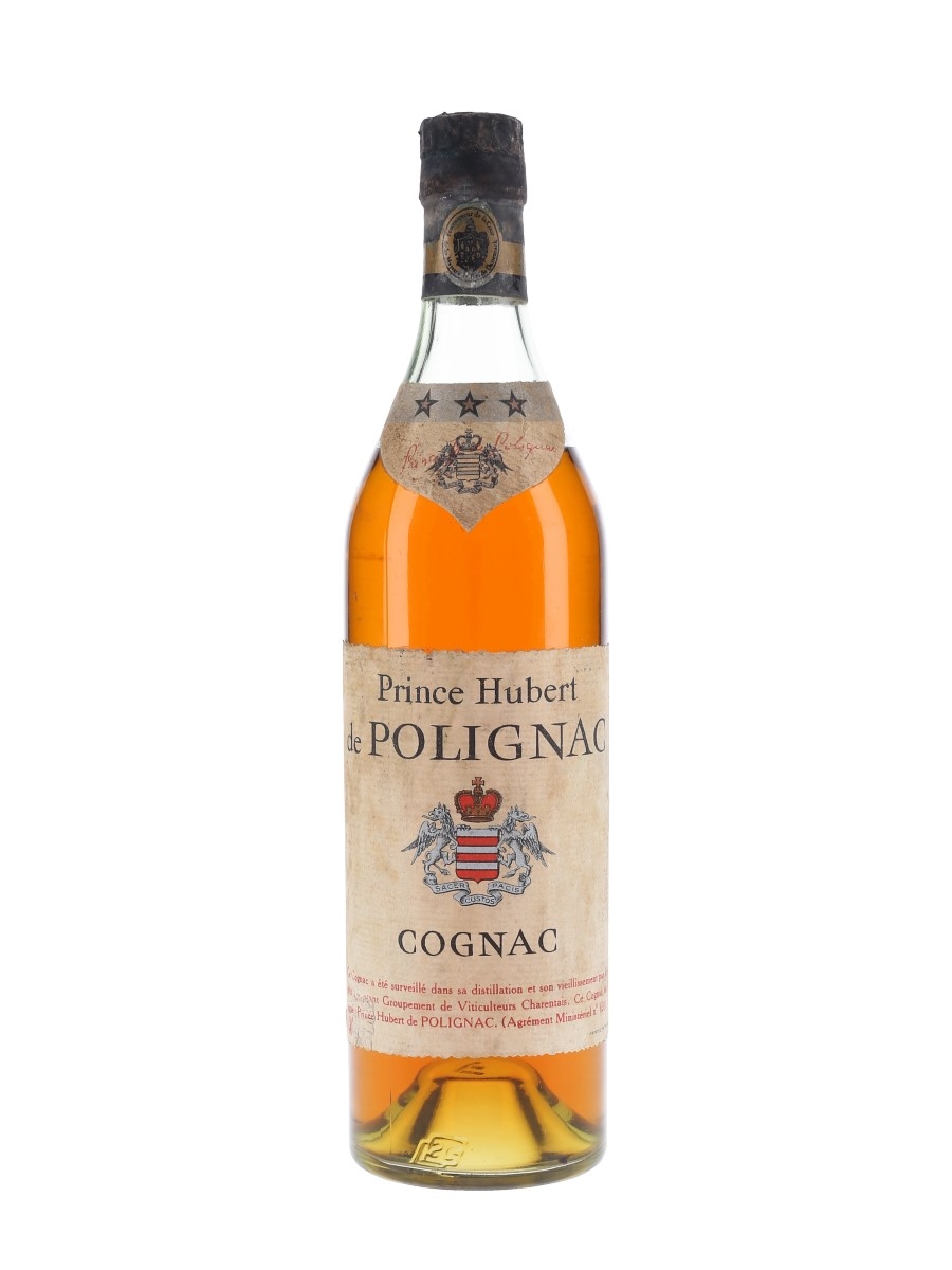 Prince Hubert De Polignac 3 Star Bottled 1950s 75cl / 40%