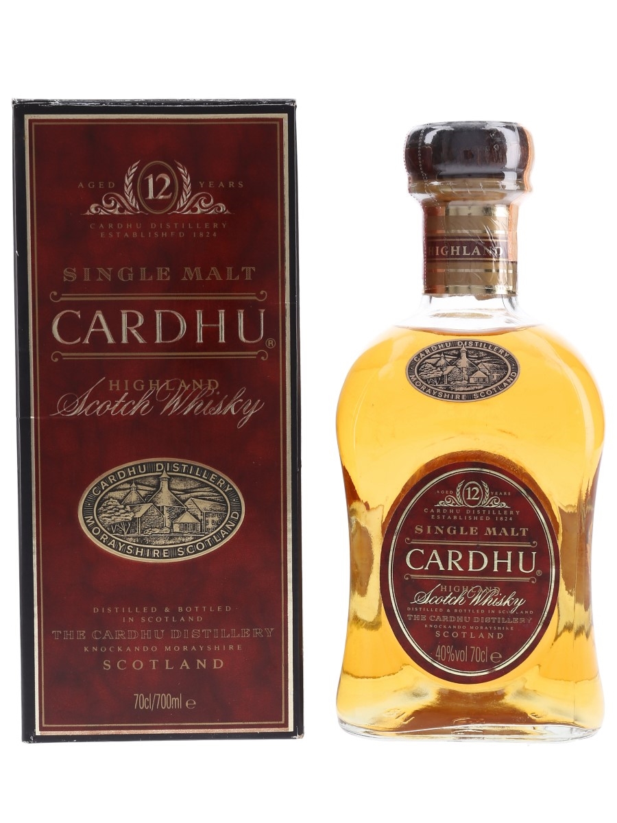 Cardhu 12 Year Old Bottled 1980s-1990s - United Distillers 70cl / 40%