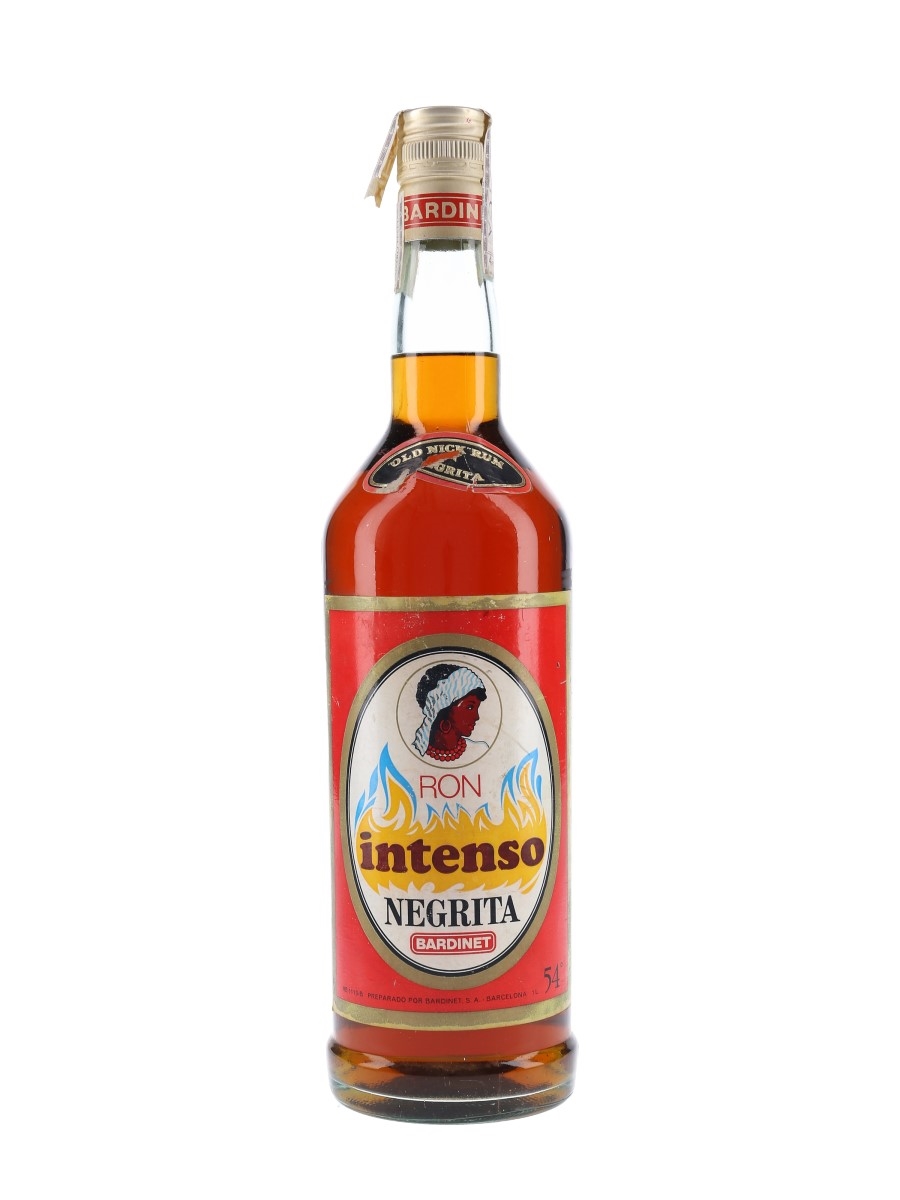 Bardinet Negrita Old Nick Ron Intenso Bottled 1960s-1970s 100cl / 54%
