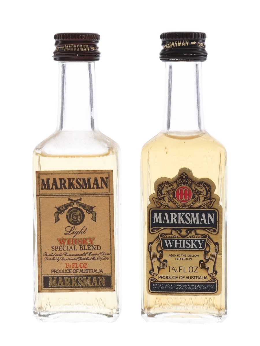 Marksman Australian Whisky 2 x 5cl