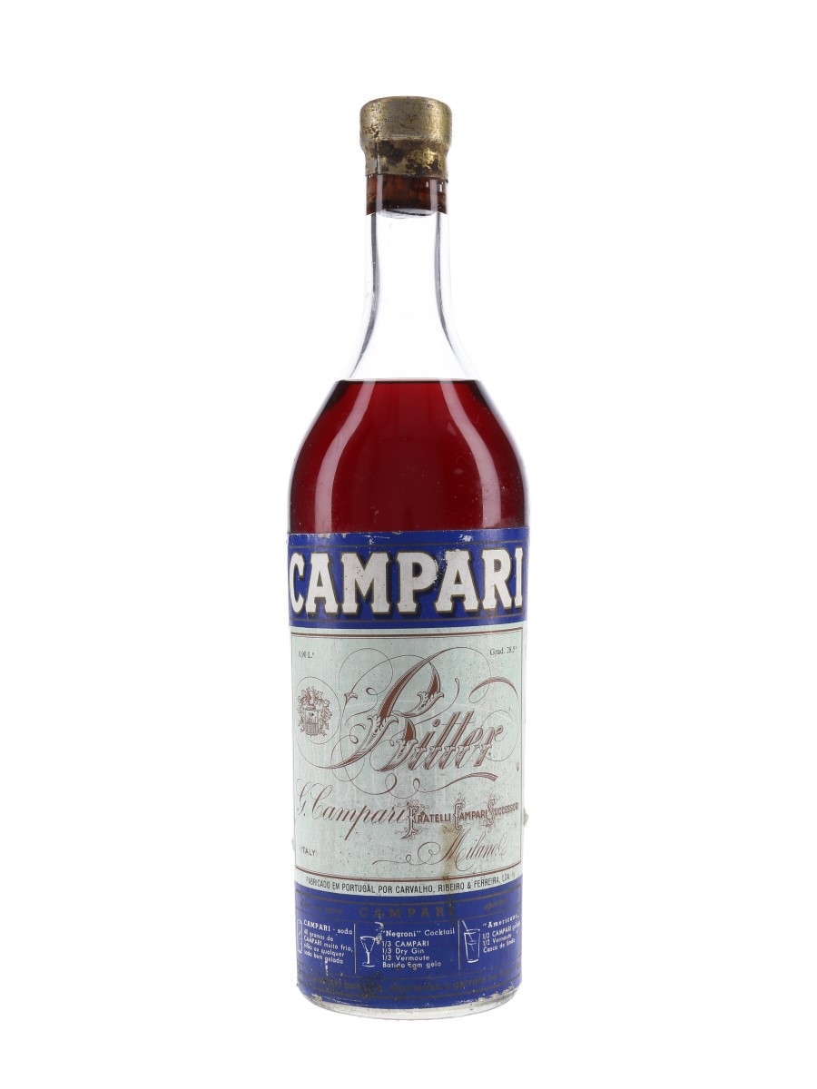 Campari Bitter Bottled 1950s-1960s 90cl / 28.5%