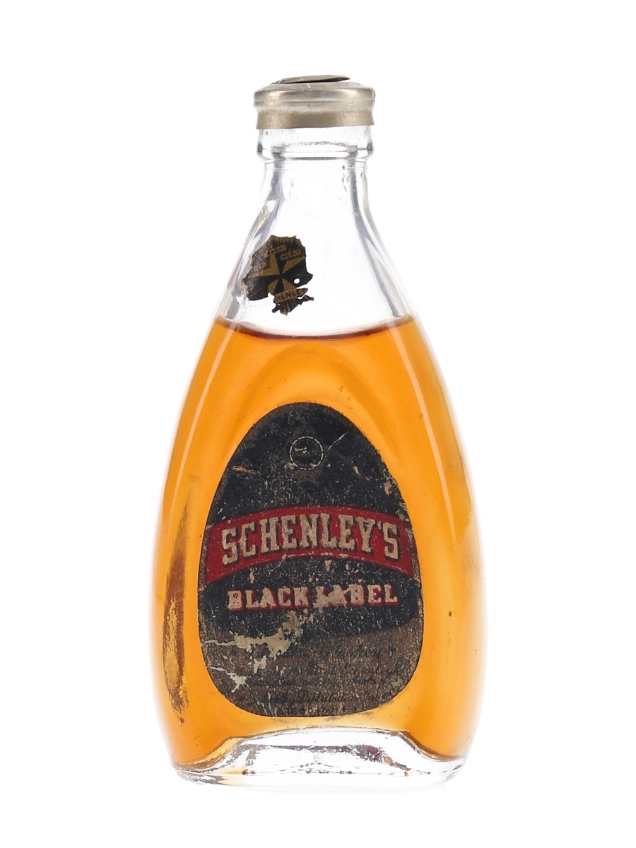Schenley's Black Label Bottled 1930s-1940s 4.7cl / 40%
