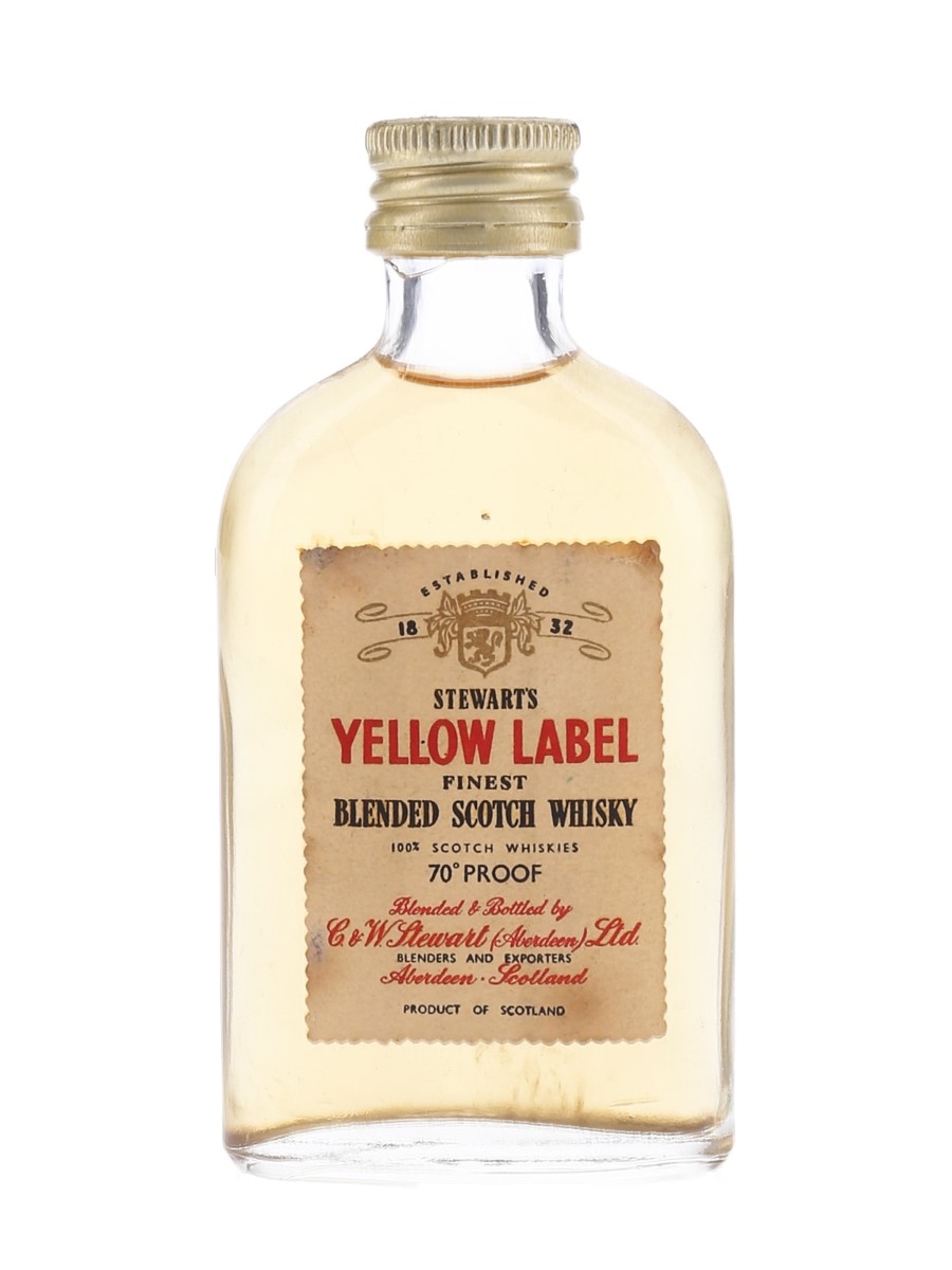 Stewart's Yellow Label Bottled 1960s 5cl / 40%