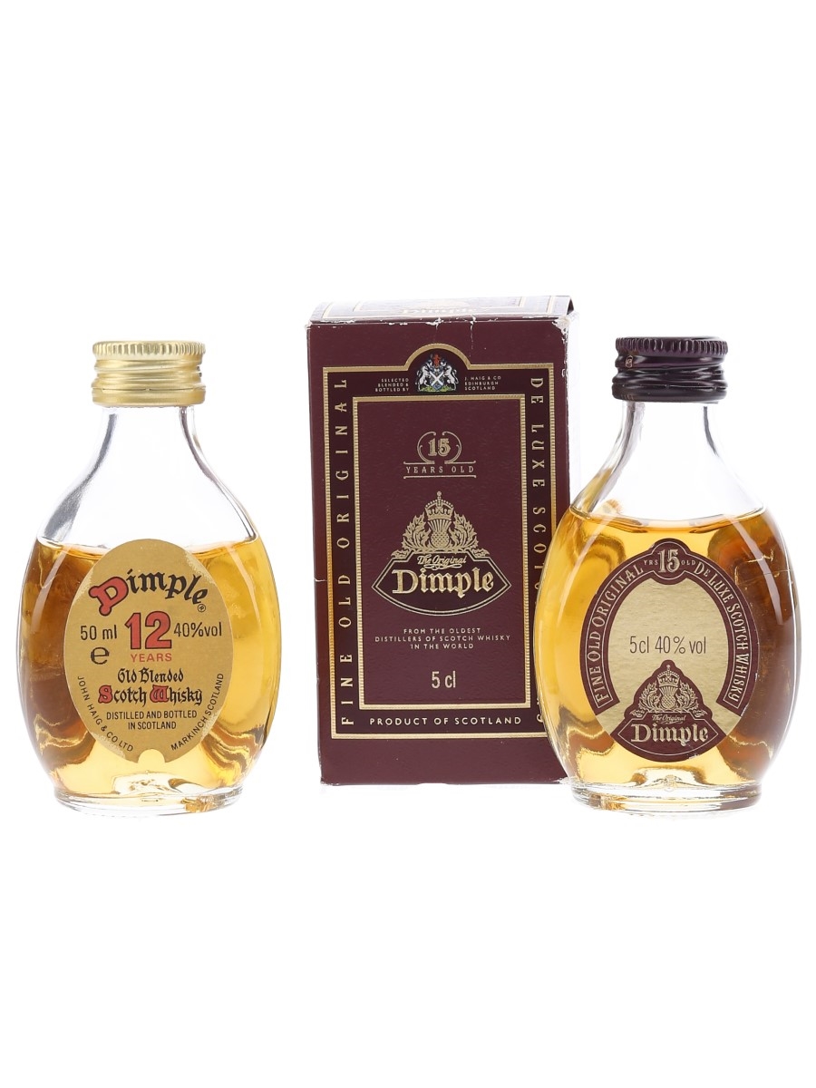 Haig's Dimple 12 & 15 Year Old  2 x 5cl / 40%