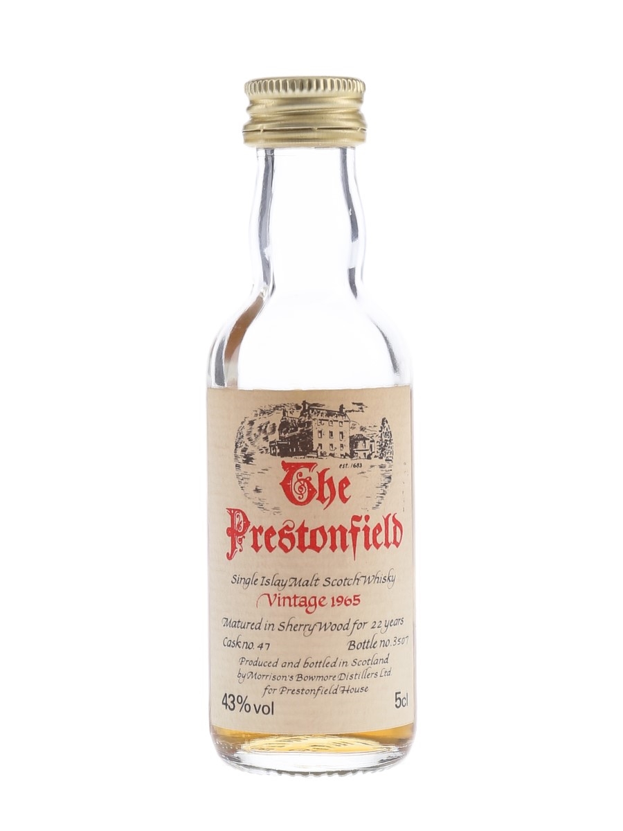 Prestonfield House 1965 22 Year Old - Morrison Bowmore Distillers 5cl / 43%