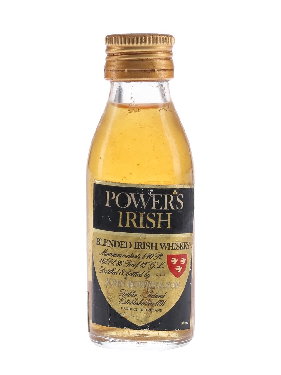 Power's Irish Whiskey Bottled 1970s - Giovinetti 4.68cl / 43%