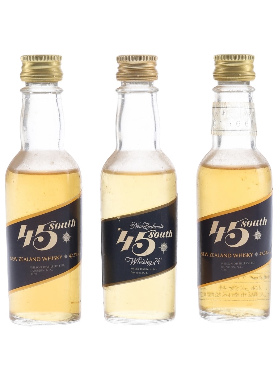 45 South New Zealand Whisky 3 x 4.7cl / 42.3%