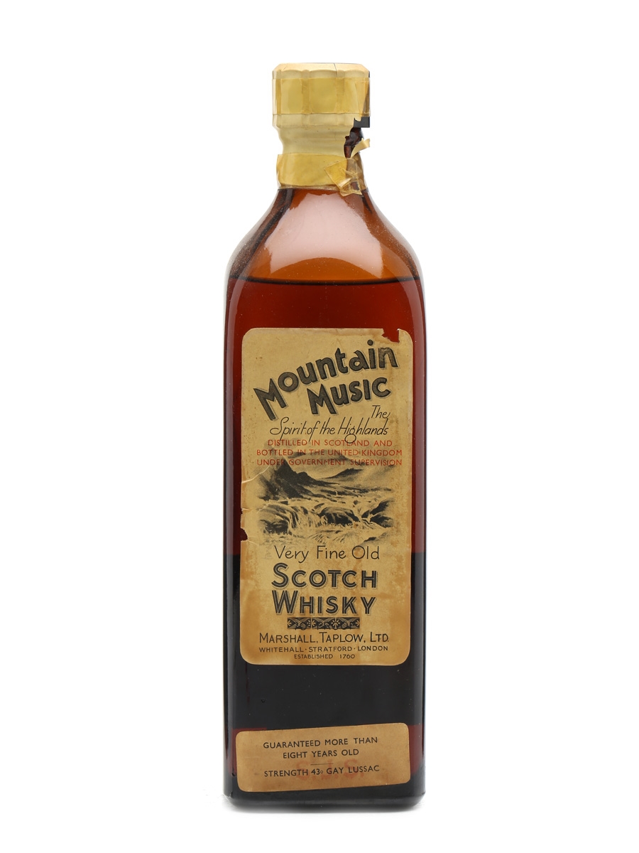 Mountain Music 8 Year Old Bottled 1950s 75cl