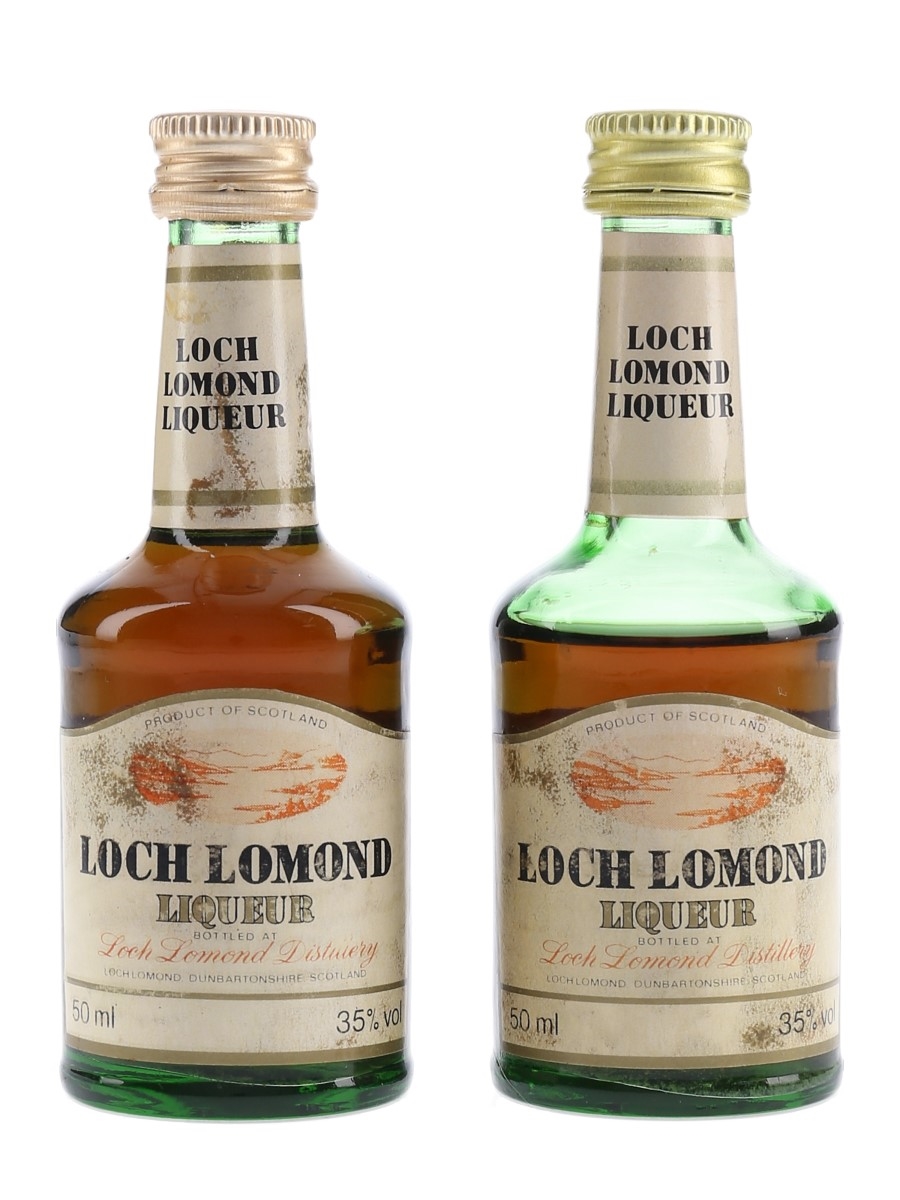 Loch Lomond Liqueur Bottled 1980s 2 x 5cl / 35%