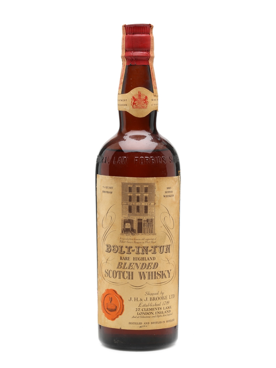Bolt-In-Tun Rare Highland Bottled 1950s 75cl / 50%