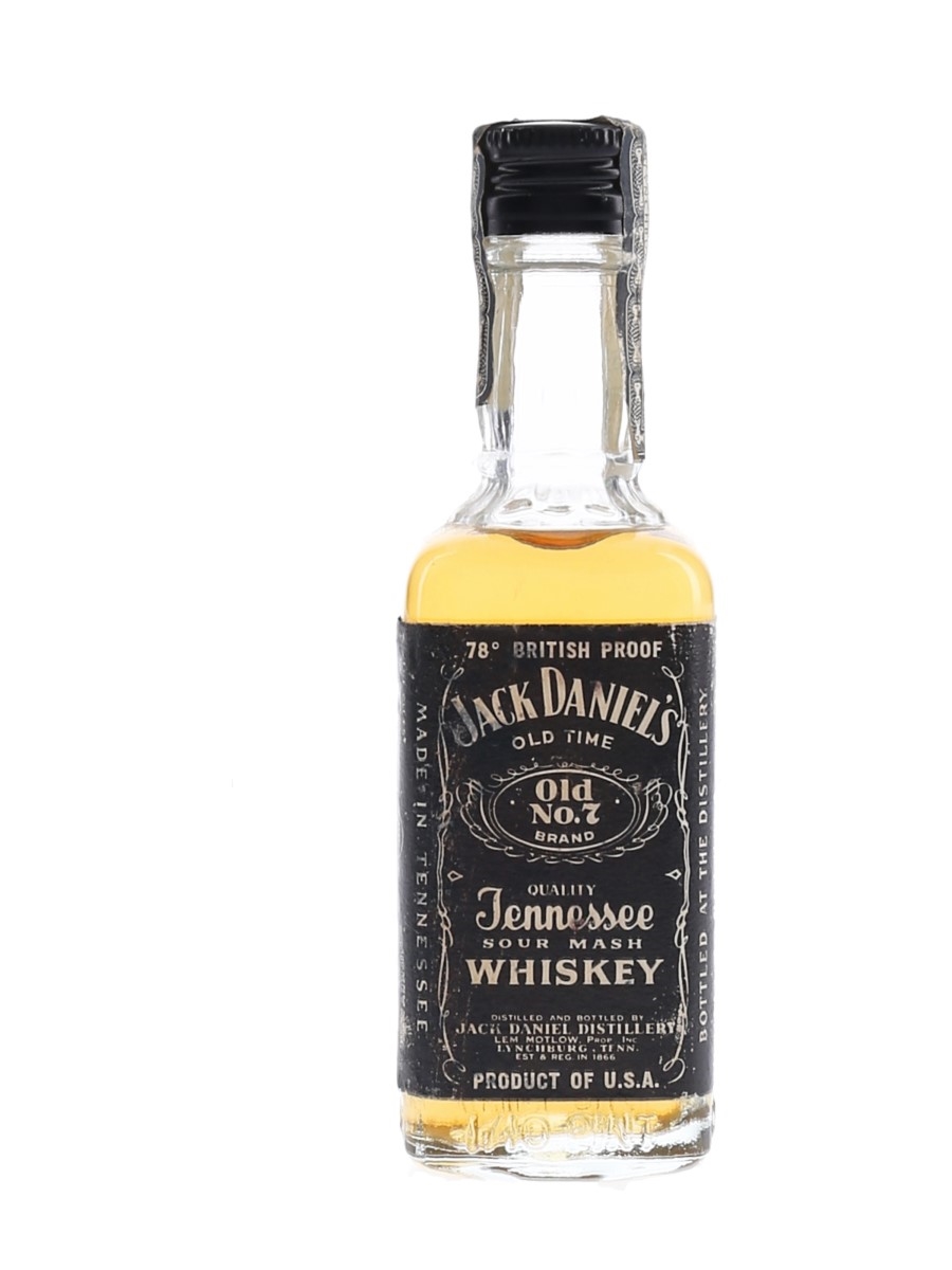 Jack Daniel's Old No.7 Bottled 1970s 5cl / 44.5%