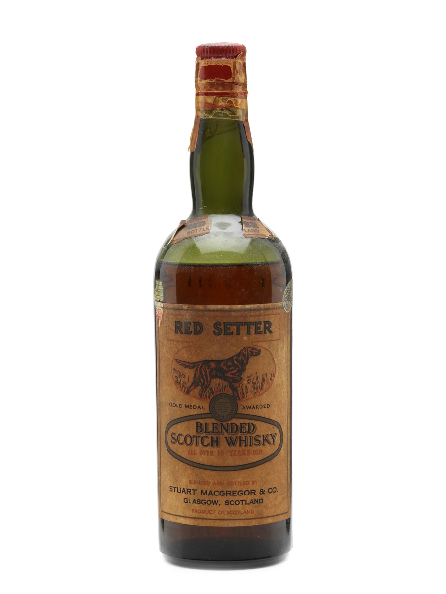 Red Setter 10 Years Old Bottled 1940s 75cl