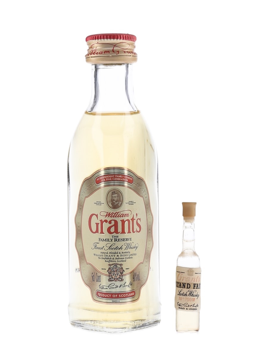 Grant's Family Reserve & Standfast  1cl-5cl / 40%
