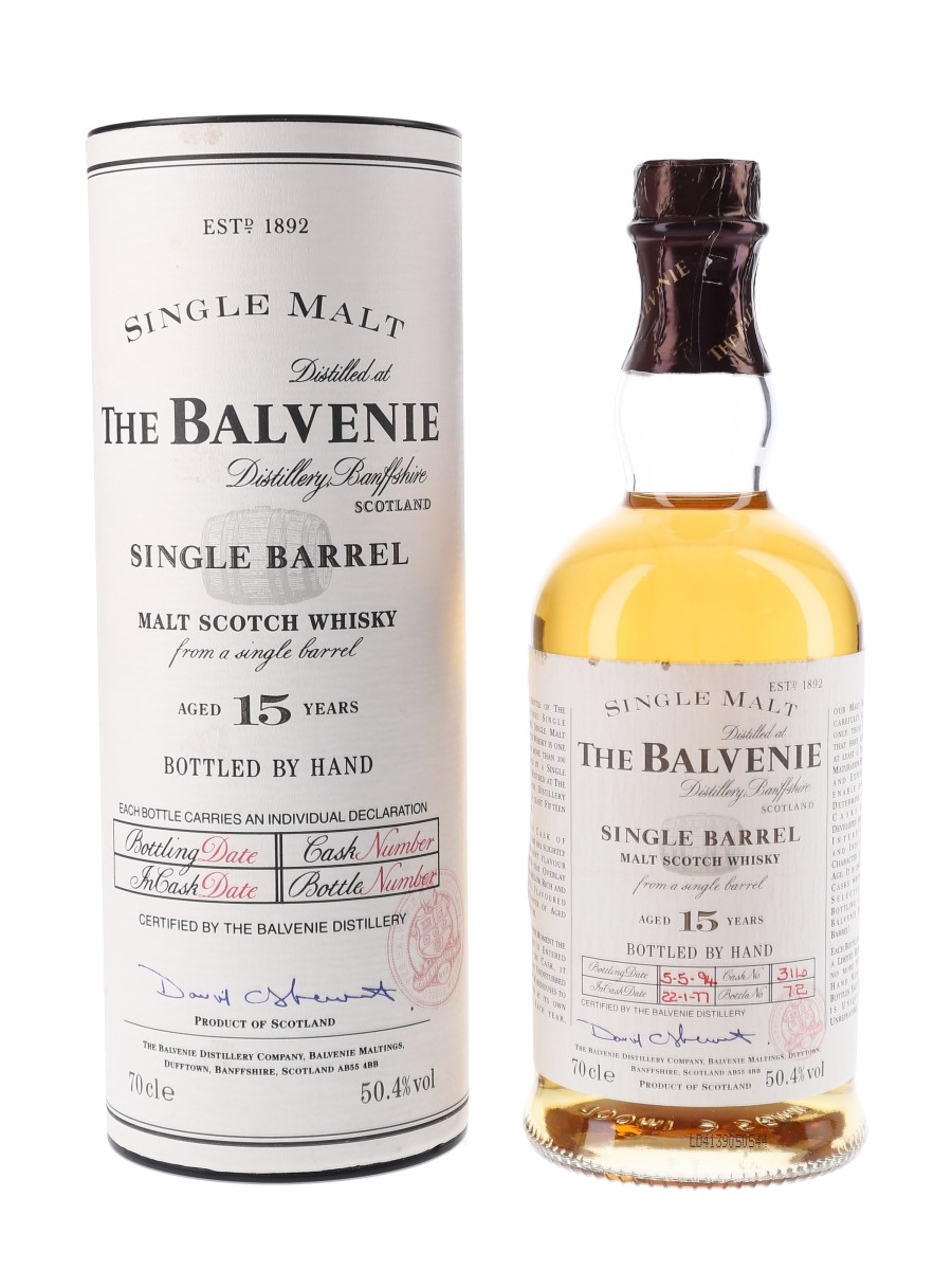 Balvenie 1977 Single Barrel 15 Year Old - Bottled 1994 70cl / 50.4%