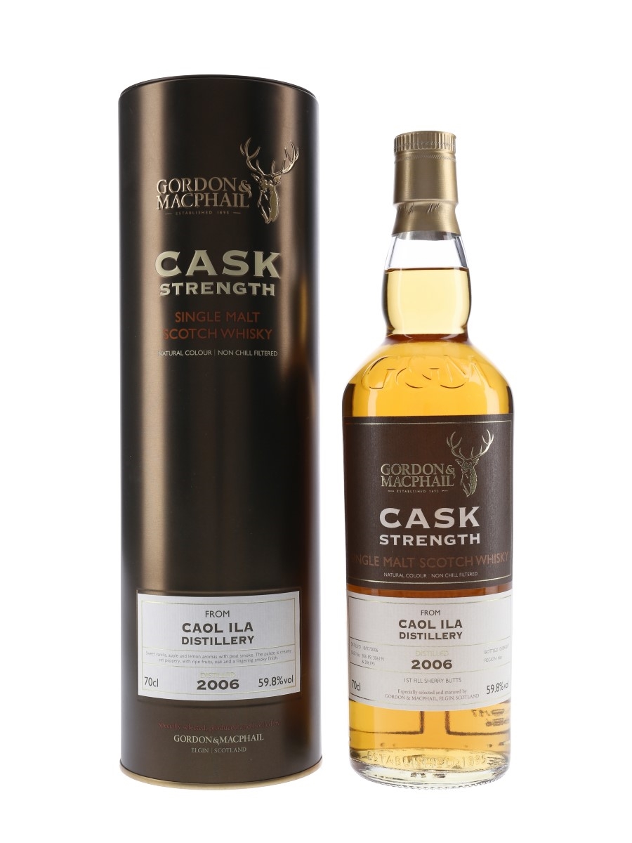 Caol Ila 2006 Cask Strength Bottled 2017 - Gordon & MacPhail 70cl / 59.8%