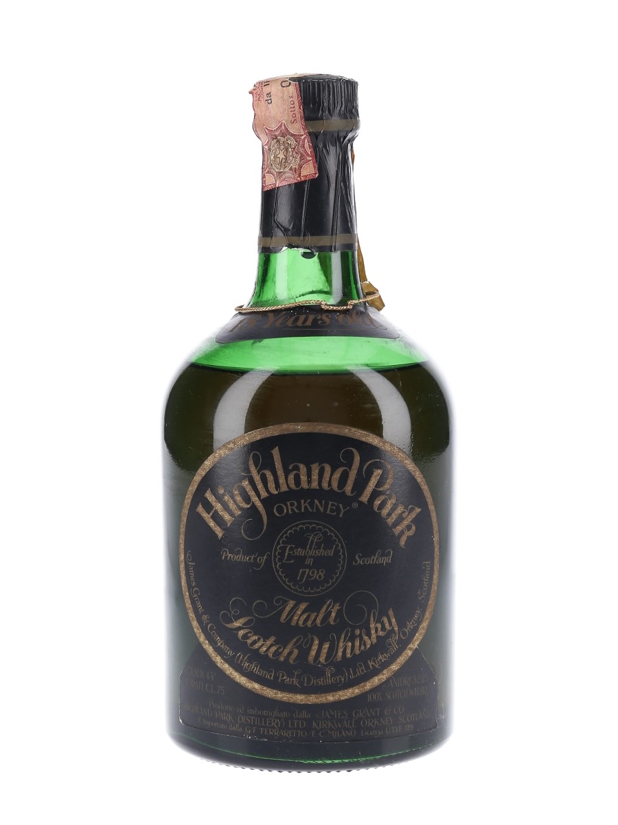 Highland Park 18 Year Old Bottled 1970s - James Grant 75cl / 43%