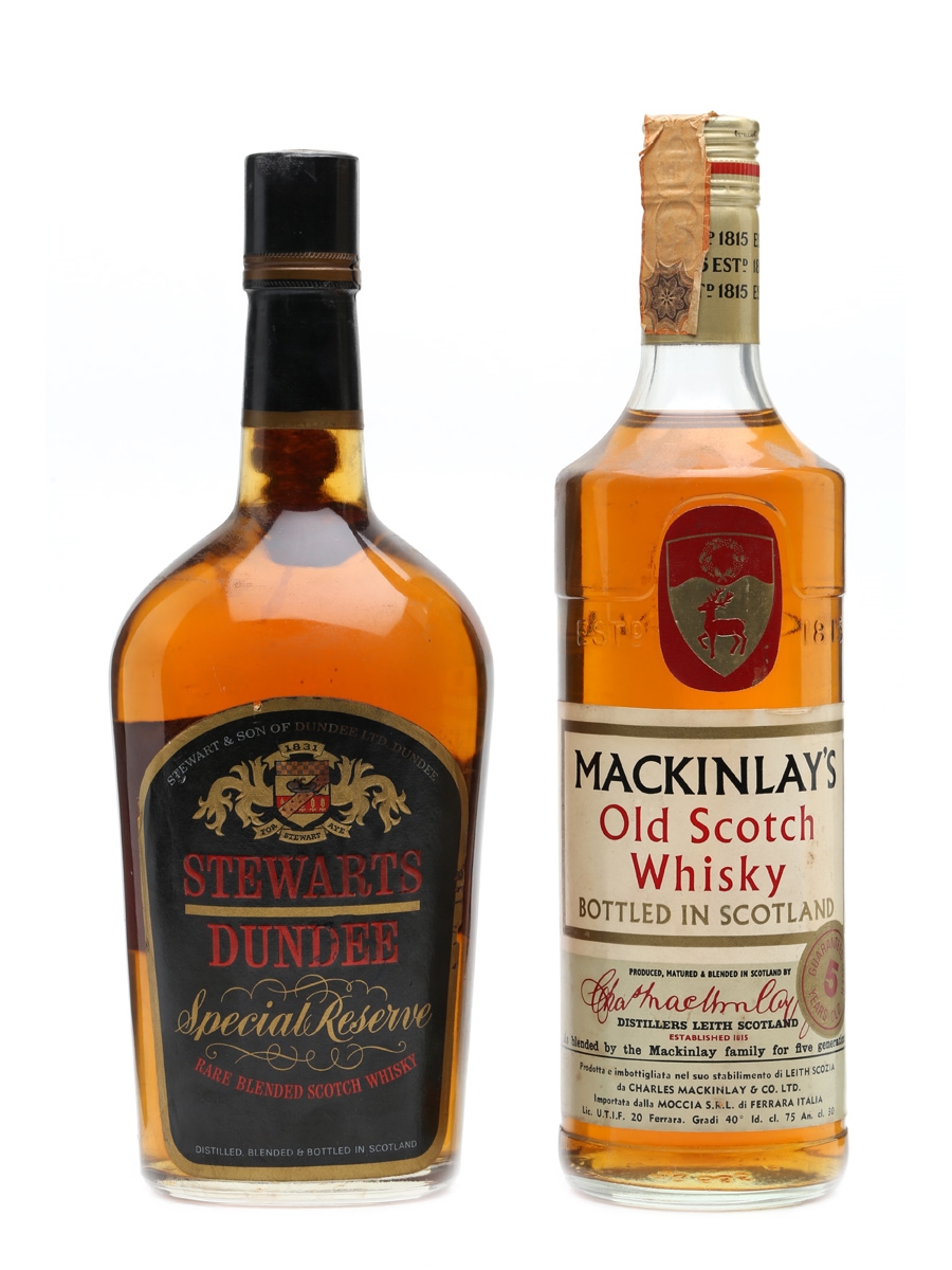 Stewarts Dundee & Mackinlay's 5 Years Old Bottled 1970s 2 x 75cl