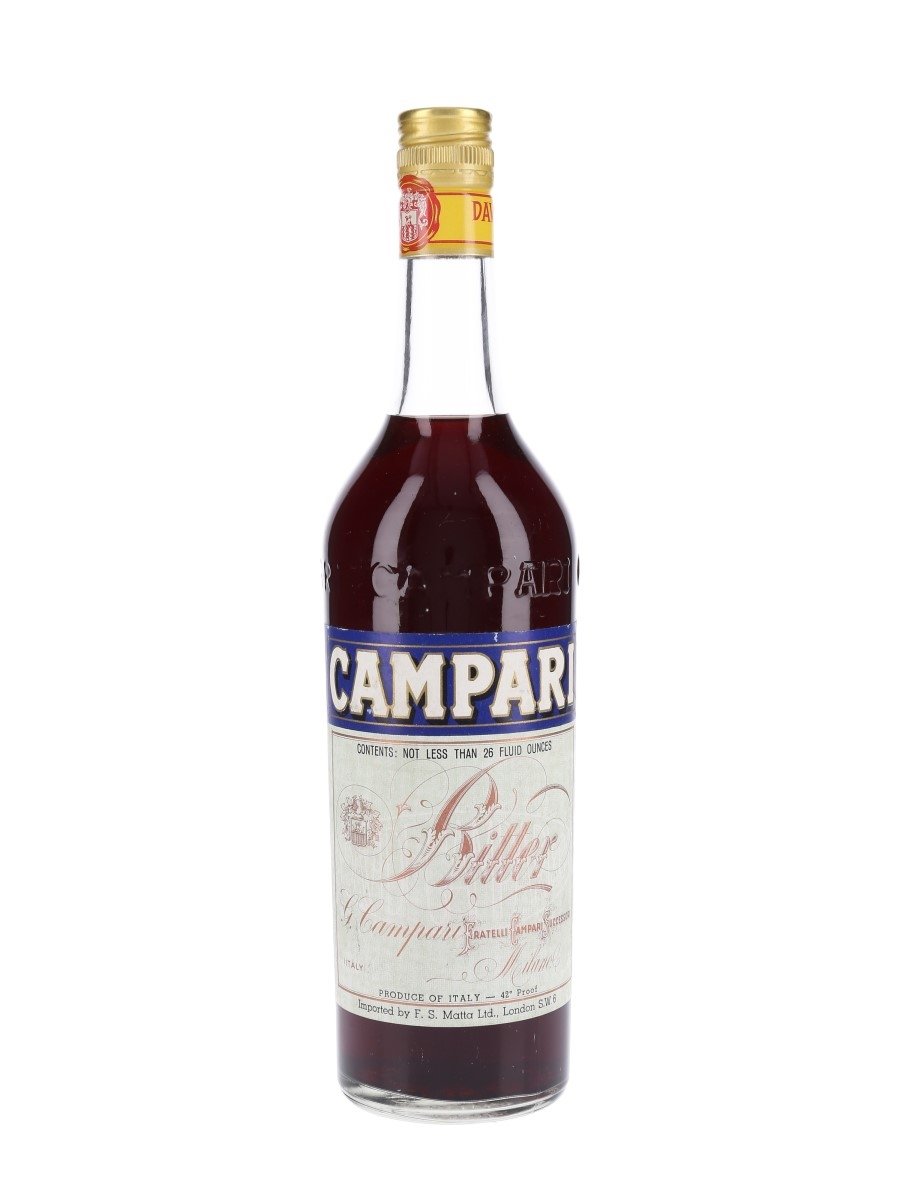 Campari Bitter Bottled 1970s - F S Matta 70cl / 24%