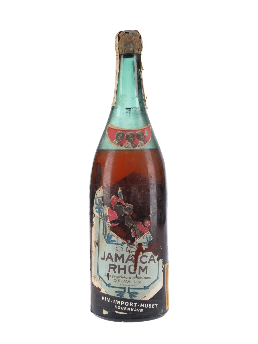 Delva Old Jamaica Rhum Bottled 1940s-1950s 100cl / 37%