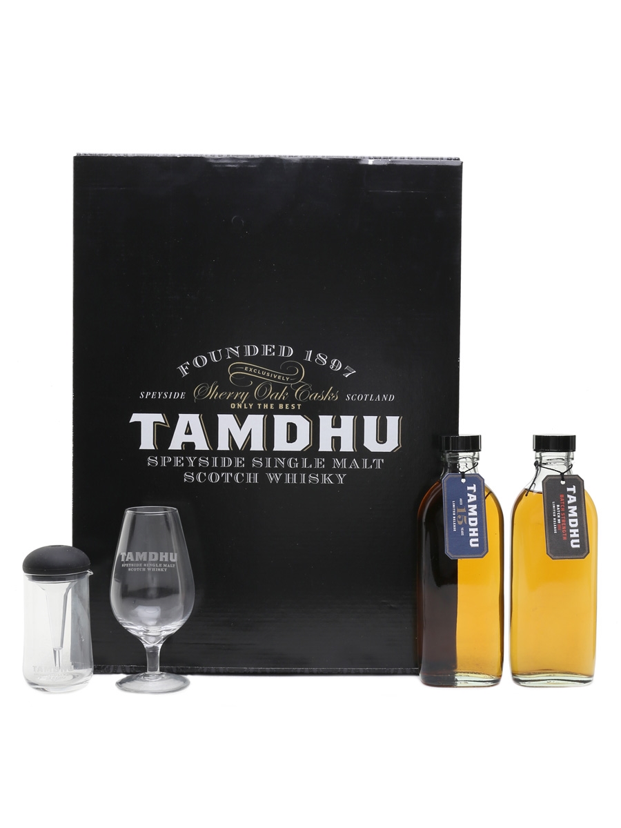 Tamdhu Exclusively Sherry Oak Casks Set 15 Year Old & Batch Strength - Trade Samples 2 x 20cl
