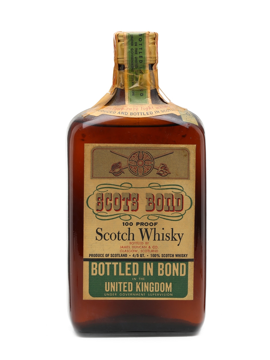 Scots Bond Bottled 1960s 75cl