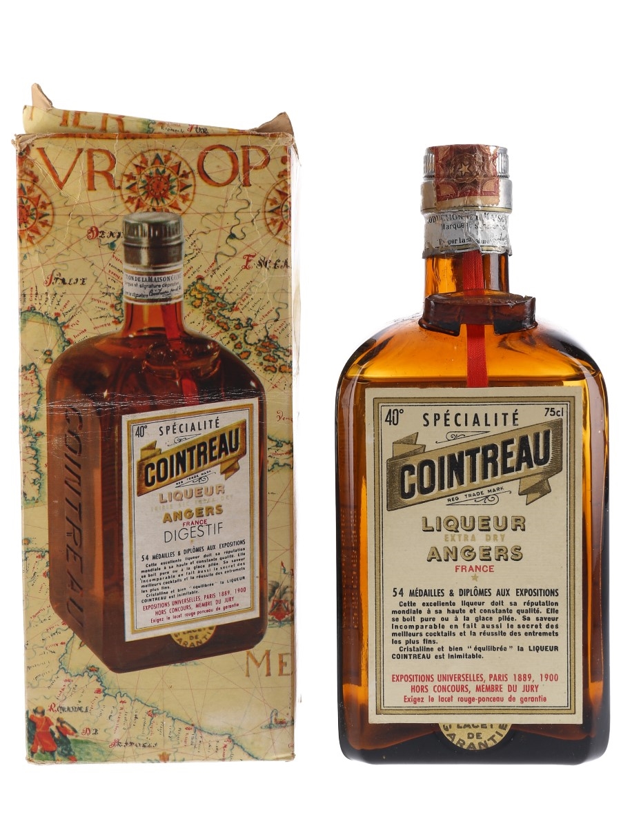 Cointreau Extra Dry Bottled 1950s - Cointreau International 75cl / 40%