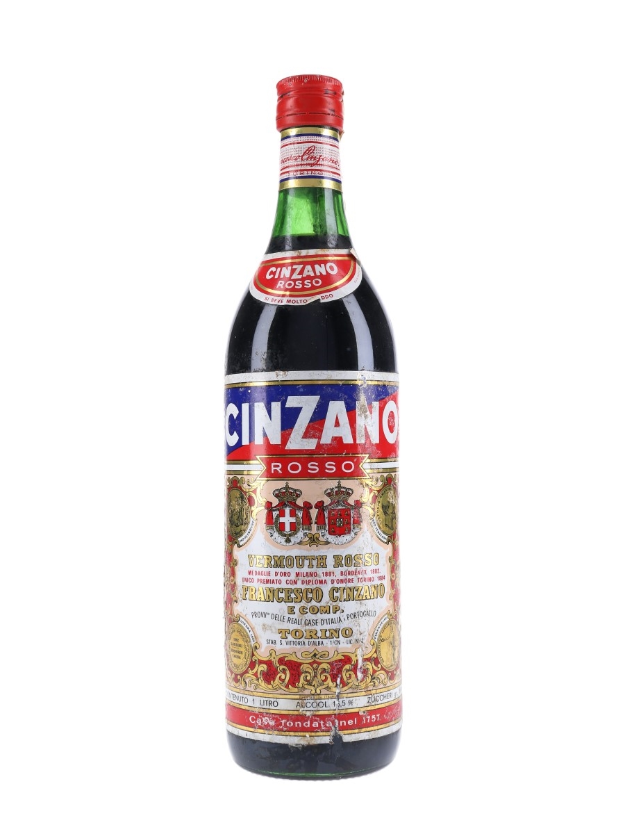 Cinzano Vermouth Rosso Bottled 1970s 100cl / 16.5%