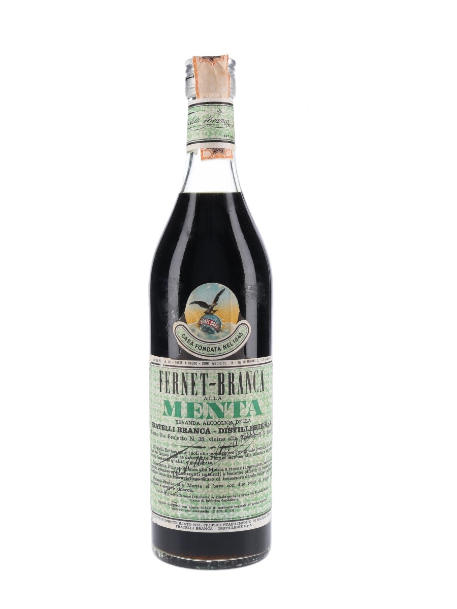 Fernet Branca Menta Bottled 1968 75cl / 40%