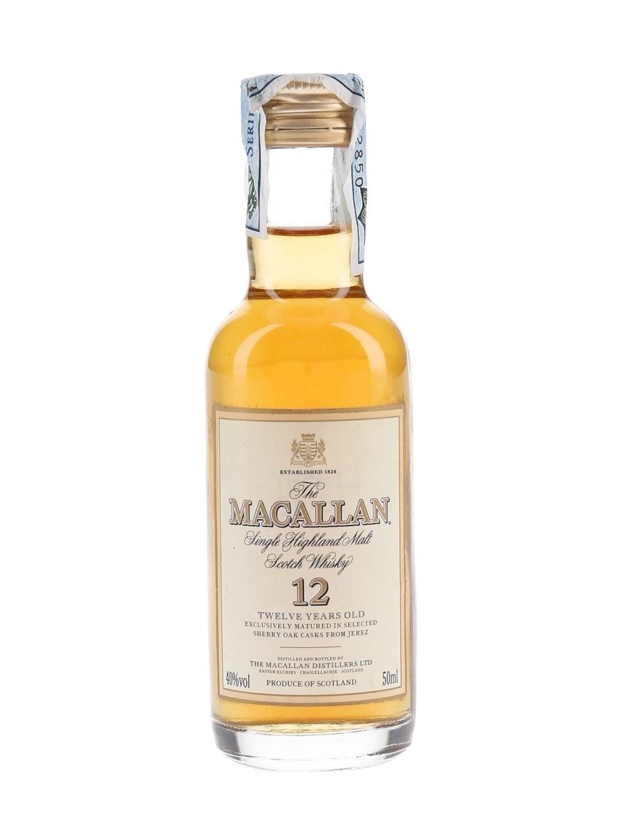 Macallan 12 Year Old Bottled 1990s 5cl / 40%