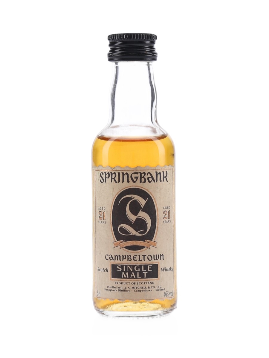 Springbank 21 Year Old Bottled 1990s 5cl / 46%