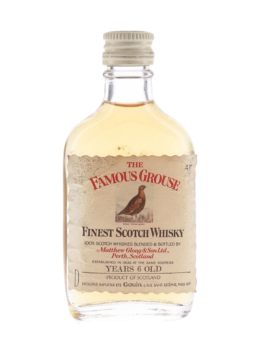 Famous Grouse 6 Year Old Bottled 1980s 5cl / 43%