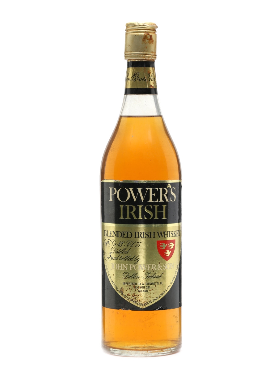 Power's Irish Whiskey Bottled 1970s 75cl