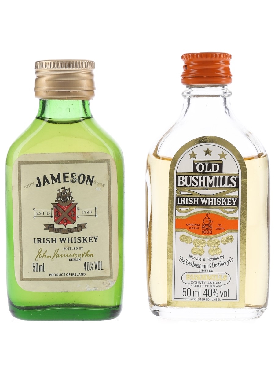 Jameson & Old Bushmills  2 x 5cl / 40%
