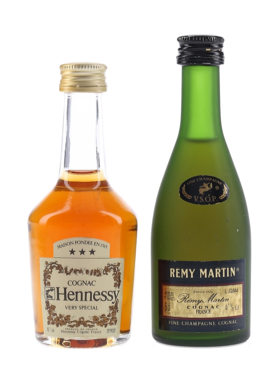 Hennessy & Remy Martin  2 x 5cl / 40%