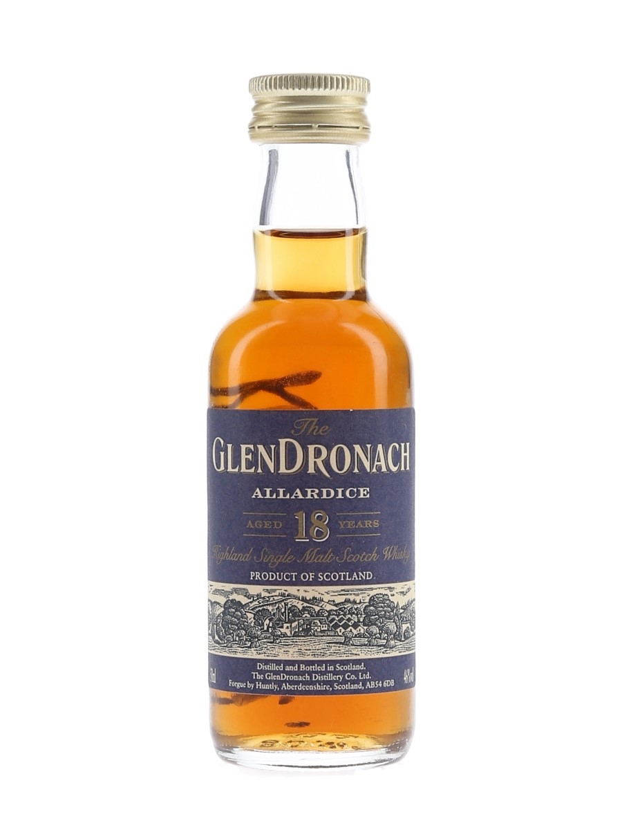Glendronach 18 Year Old Allardice Bottled 2012 - Signed Bottle 5cl / 46%