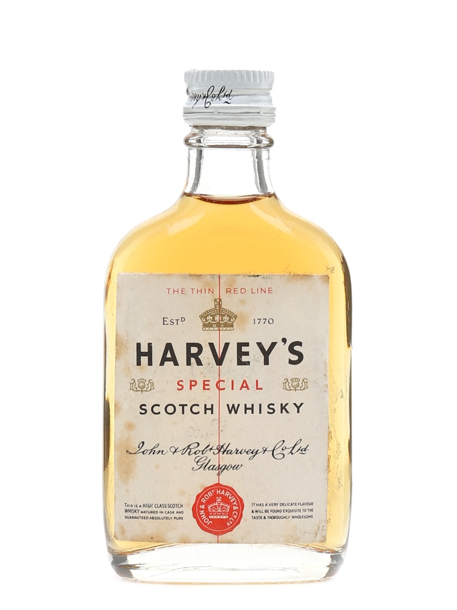 Harvey's Special The Thin Red Line Bottled 1960s 5cl