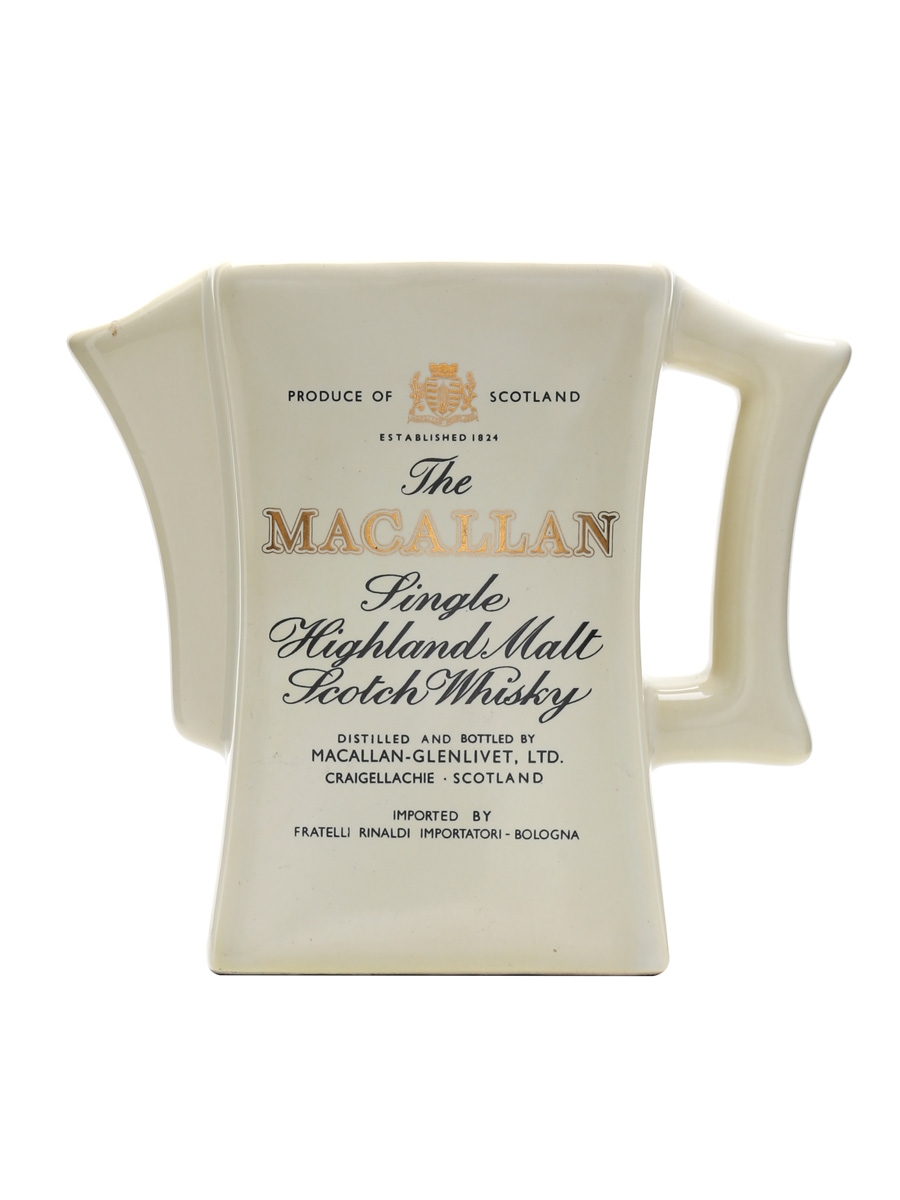 Macallan Water Jug Made 1970s-1980s - Giovinetti 14.5cm x 9.5cm x 9.5cm