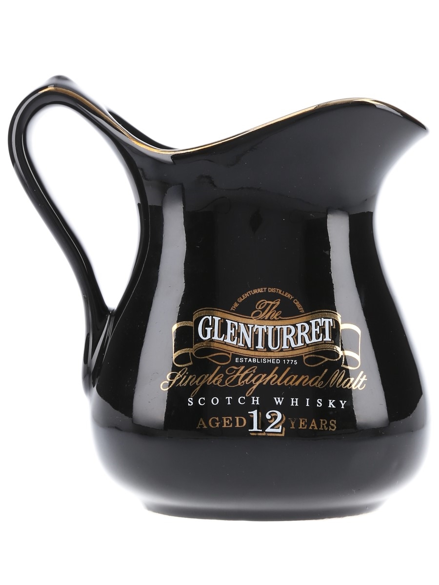 Glenturret 12 Year Old Ceramic Water Jug  16cm x 17cm x 11.5cm