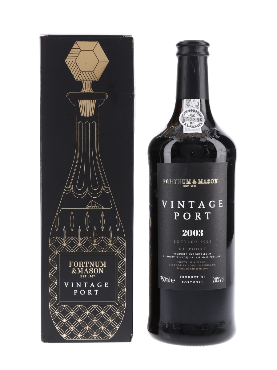 Niepoort 2003 Vintage Port Bottled 2005 - Fortnum & Mason 75cl / 20%