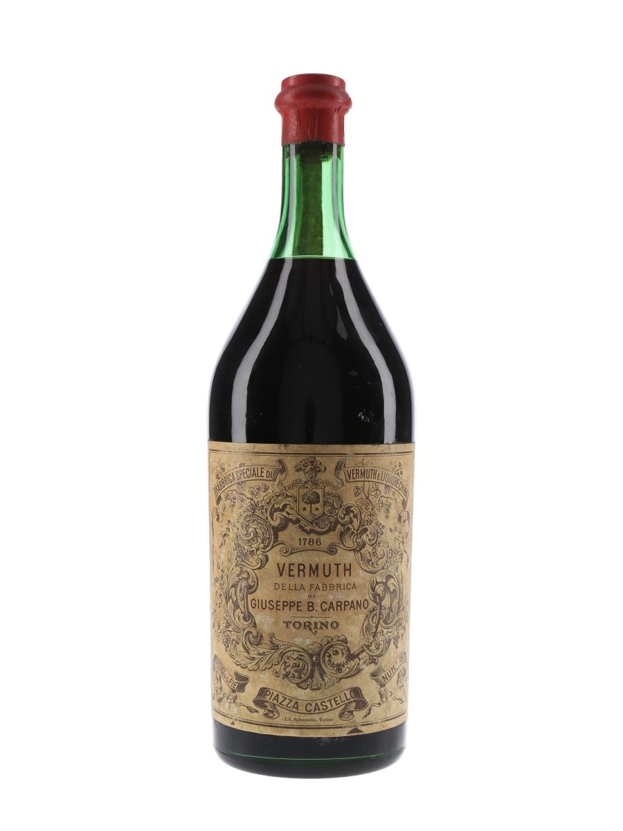 Carpano Vermouth Bottled 1950s 100cl / 16.5%