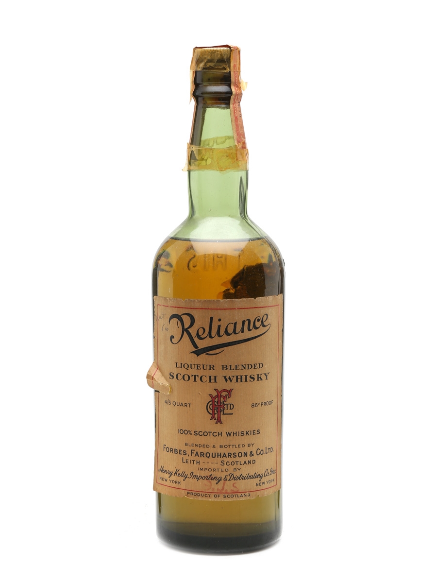 Reliance Bottled 1940s 75cl / 43%