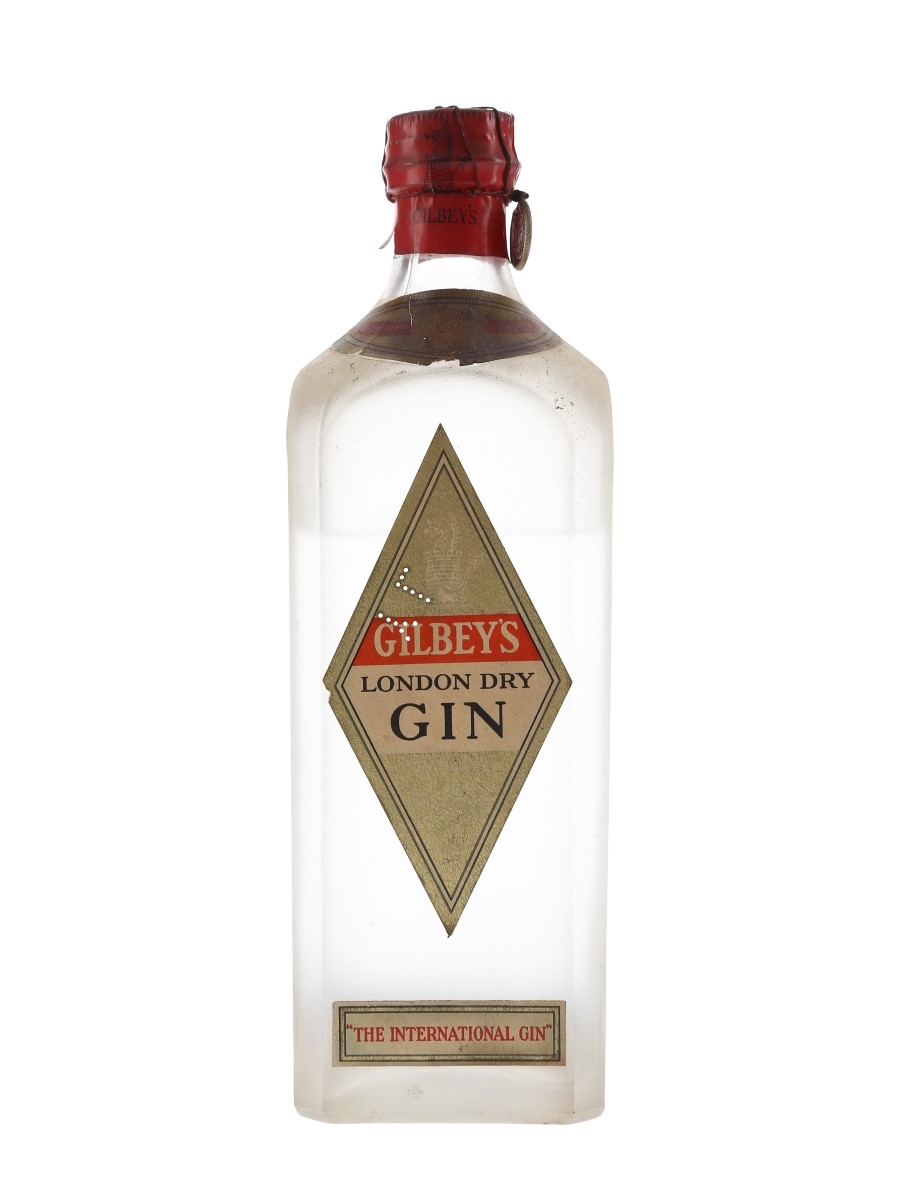 Gilbey's London Dry Gin Bottled 1950s 75cl