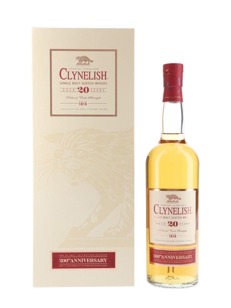 Clynelish 20 Year Old 200th Anniversary - Distillery Exclusive 70cl / 57.3%