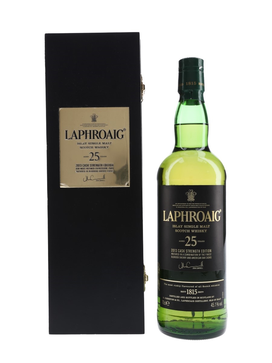 Laphroaig 25 Year Old 2013 Cask Strength Edition 70cl / 45.1%