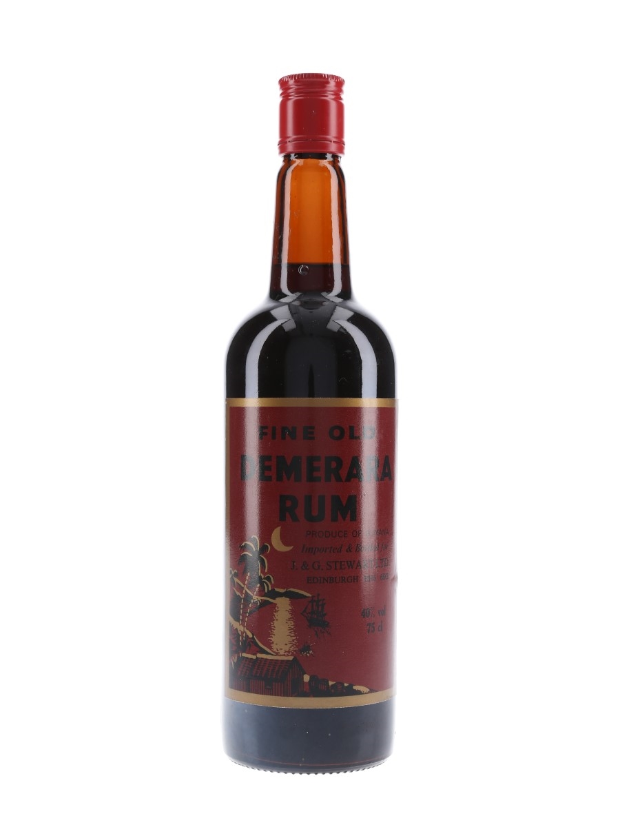 J & G Stewart Demerara Rum Bottled 1980s 75cl / 40%