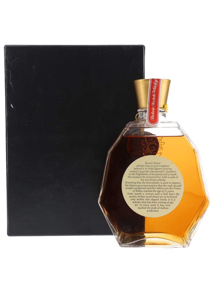 N113-S3-5064 LONG JOHN ROYAL CHOICE 21年 Spode 陶器ボトル スコッチ