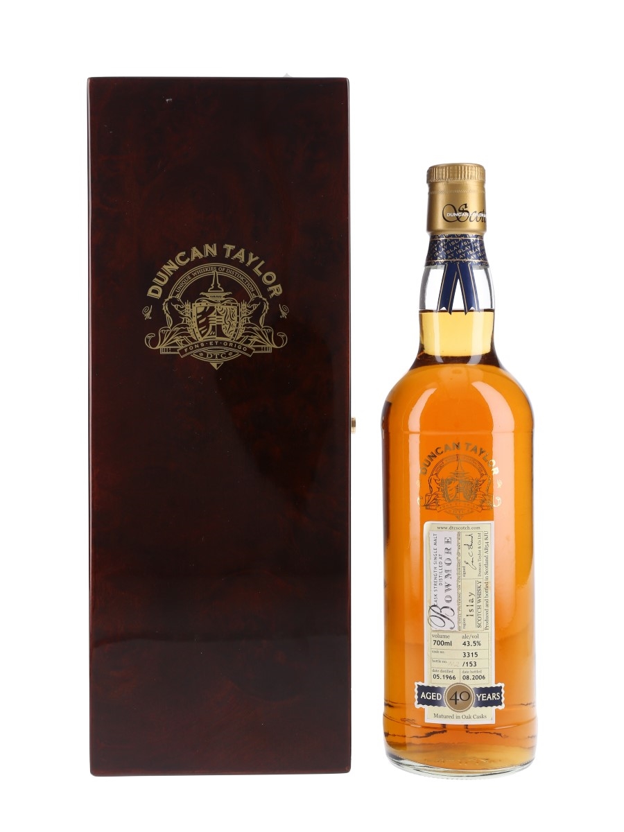 Bowmore 1966 Cask #3315 40 Year Old - Duncan Taylor 70cl / 43.5%